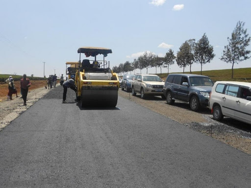 An example of roadworks