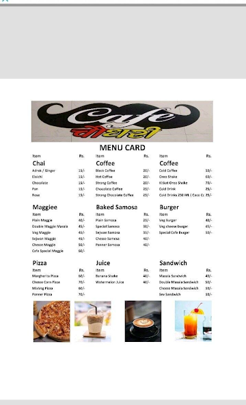 Cafe Choudhary menu 