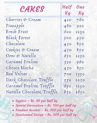 Sugar Crumbs menu 5