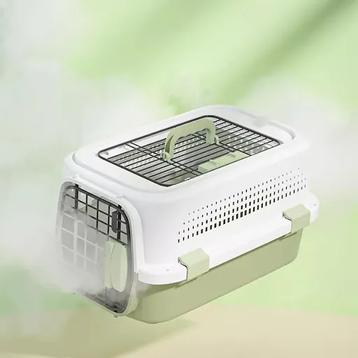 Travel Cat Carrier Portable Suitcase Luggage Outdoor Cat Carrier Plastic Hard Shell Airline Indoor Large Box Bolsa Gato 