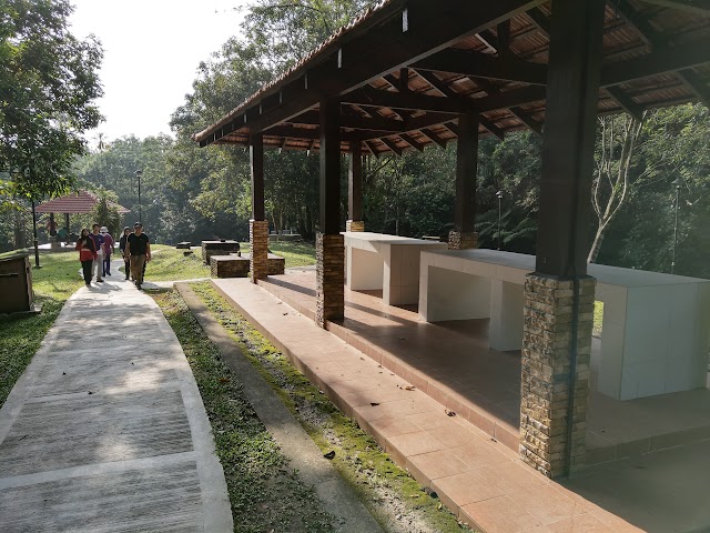 Bukit Gasing campsite roofed area