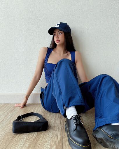 Title 7, Street Loose High Waist Wide Leg Pants Casual –...