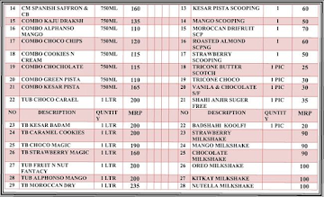 Amul Cafe menu 