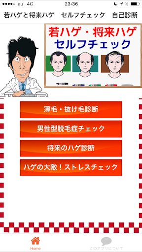 ハゲ診断 若ハゲ診断 薄毛診断 髪のお悩み診断