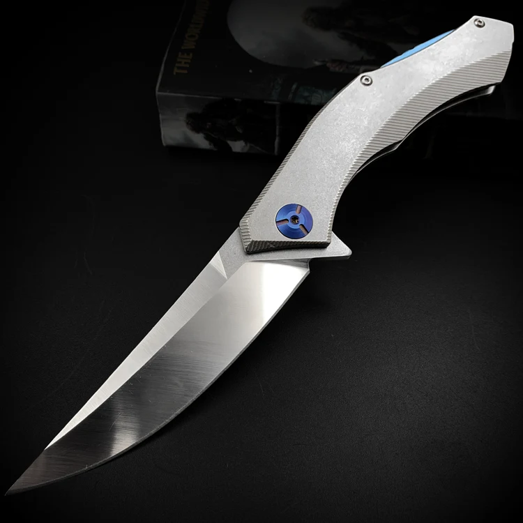 Title 7, High Hardness Outdoor Folding Knife Portable Sp...