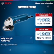 [Mã Lifemc11Sc Giảm 80K] Máy Mài Góc Bosch Gws 060