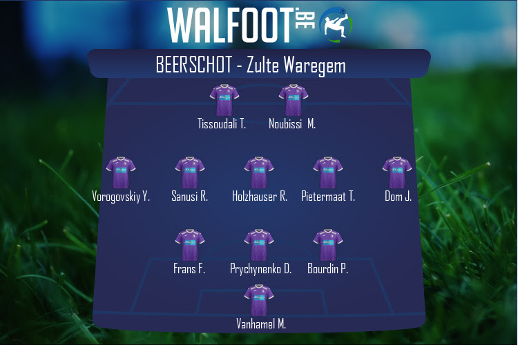 Composition Beerschot | Beerschot - Zulte Waregem (16/08/2020)