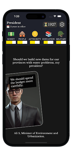 Screenshot President Simulator