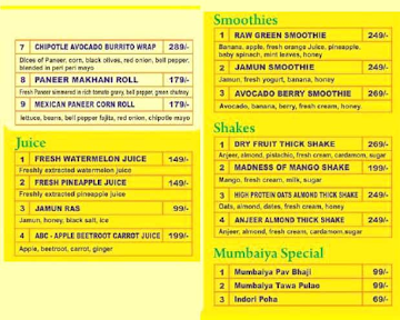 Happy8 Salads menu 