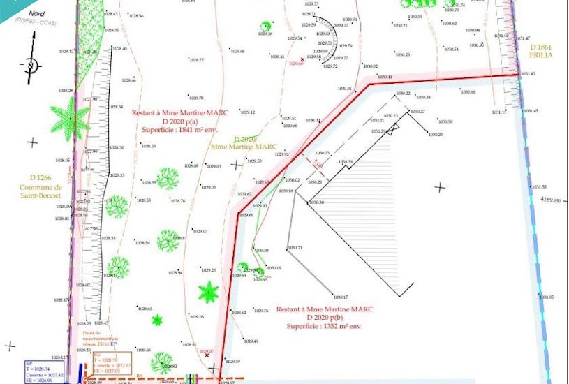  Vente Terrain à bâtir - 1 841m² à Buissard (05500) 