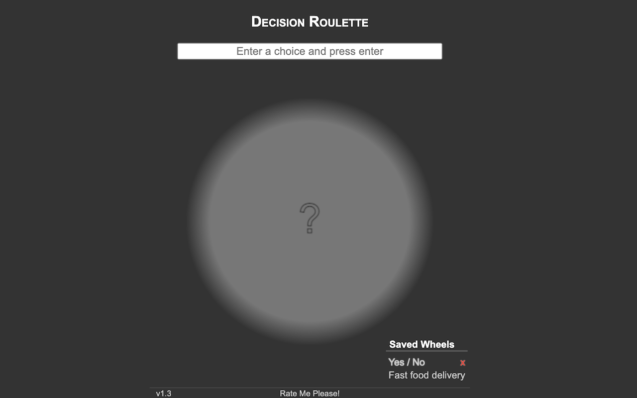 Decision Roulette Preview image 1