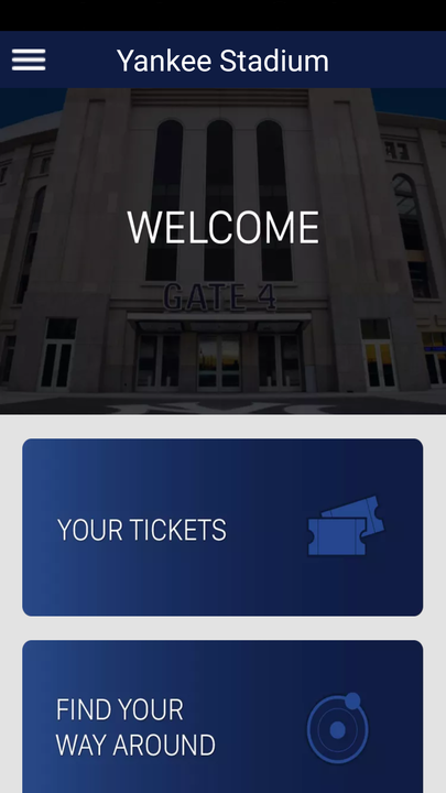 Android application Yankee Stadium screenshort