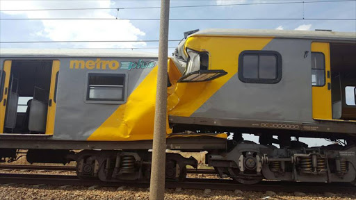 Train collision in Tembisa Picture: Emer-G-Med Facebook