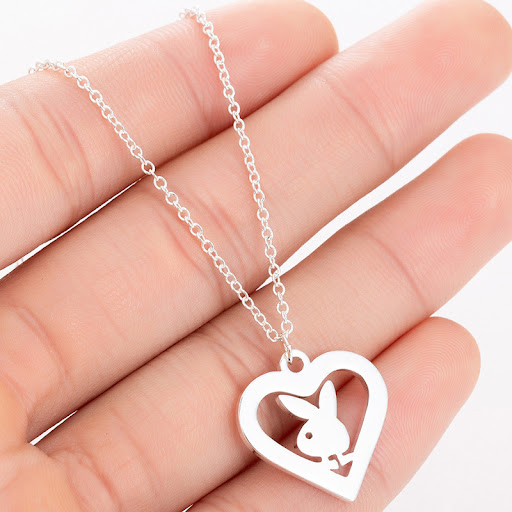 Title 4, Adorable bunny necklace for women and girls, a ...