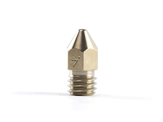 Micro Swiss Plated Brass Wear Resistant Nozzle for Zortrax 3D Printers - 1.75mm x 0.40mm