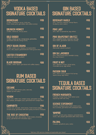 The Wise Guys menu 2