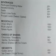 Desi Flavour menu 1