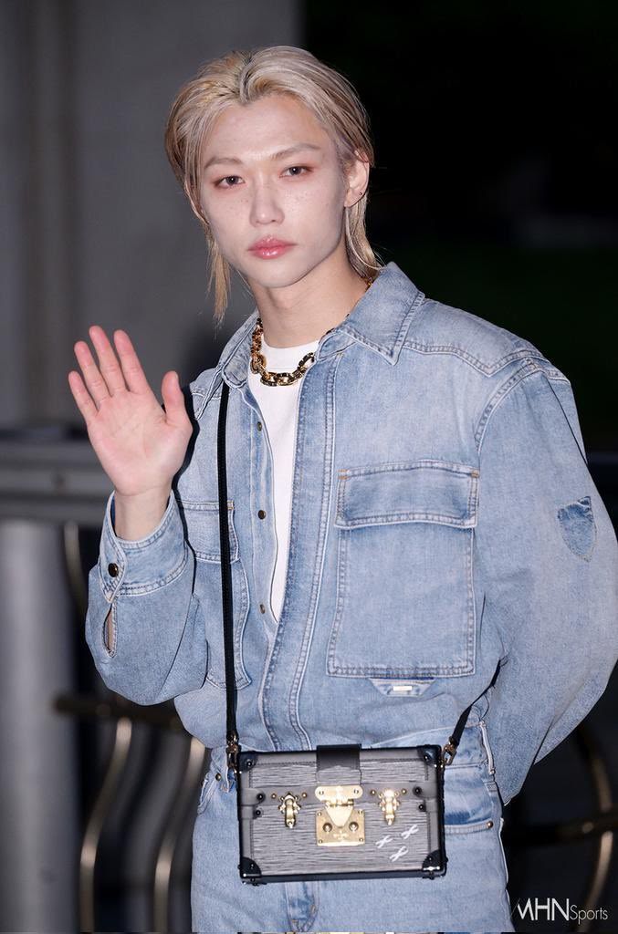 Stray Kids' Felix Makes a Case for Leather Pants at the Louis Vuitton  Spring Summer 2024 Show - EnVi Media