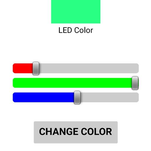 RGB LED control with Arduino