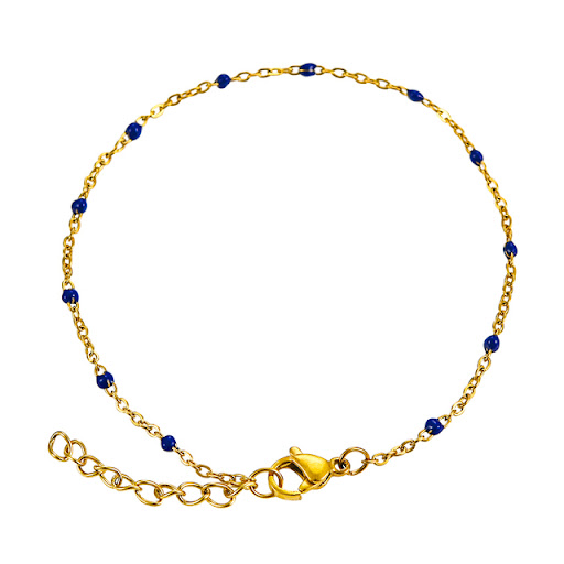 Title 7, Fashion Stainless Steel Bracelets Gold Color Bl...