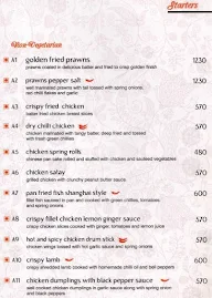 The Magic Wok - Hotel Mountview menu 1