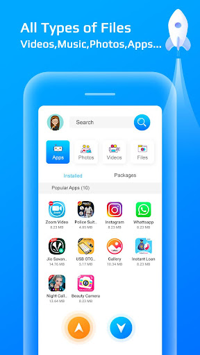 Sender Xender File Transfer Share Music, Videos