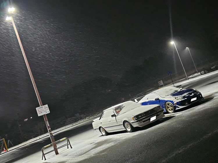 マークIIの冬にFR辛い・旧車は大変に関するカスタム事例の投稿画像1枚目