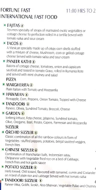 Park Boulevard menu 5