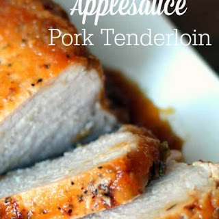 Roasted Pork Tenderloin with Apple-Ginger Sauce Recipe | Yummly