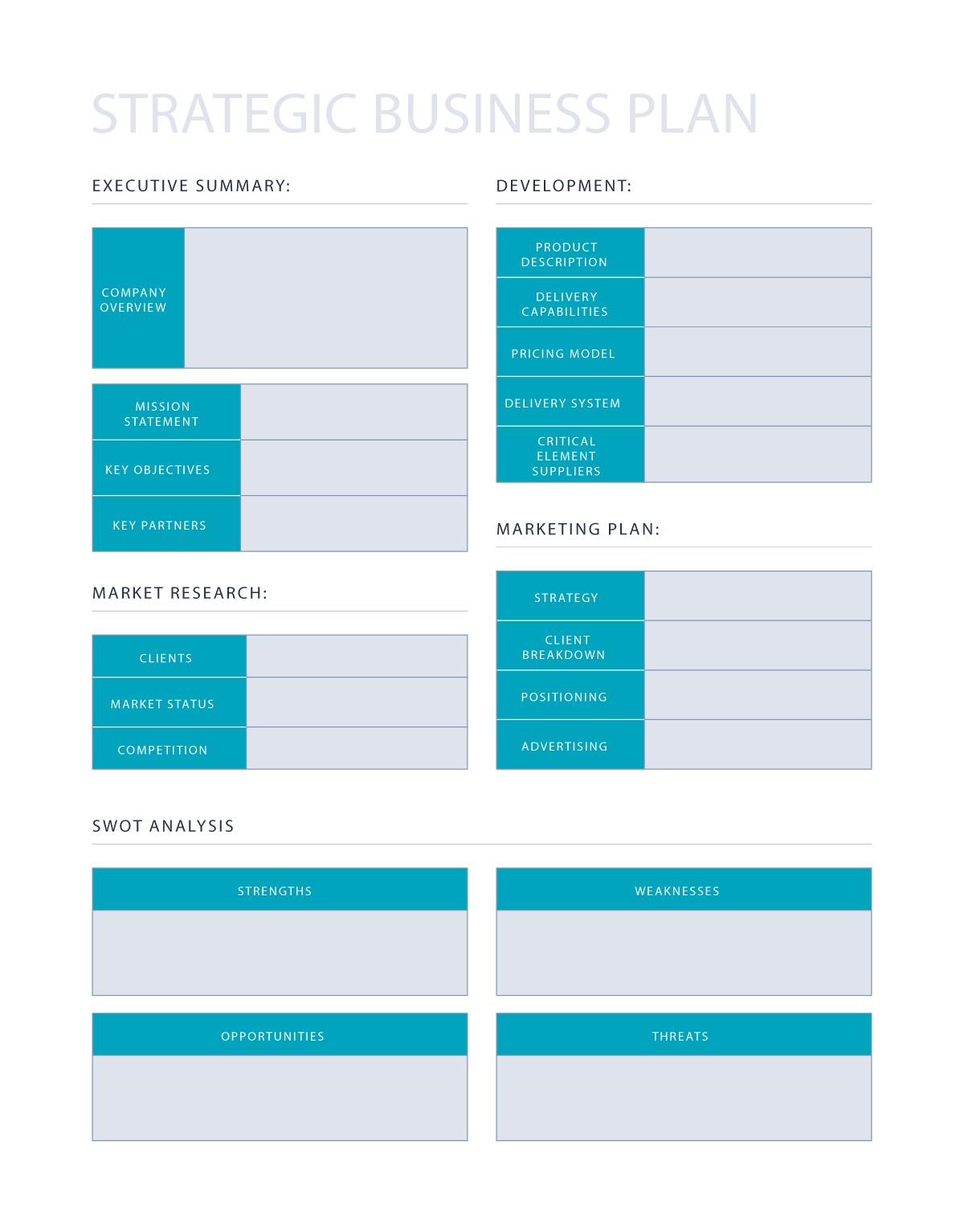 sales rep strategic plan