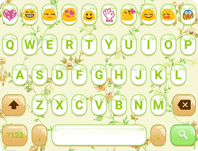 Green Vine Emoji Keyboard Skin(圖6)-速報App