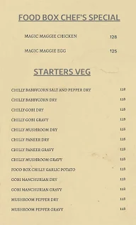 Food Box menu 8