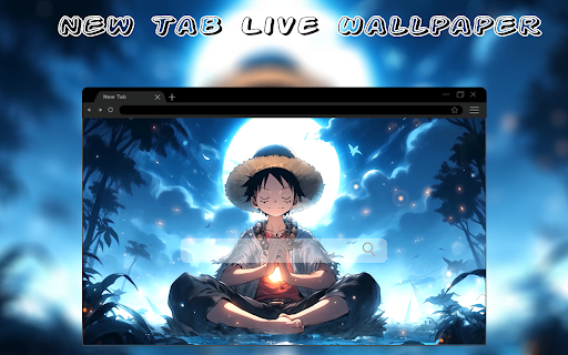 Luffy Moonlight Meditation Live Wallpaper Preview 3