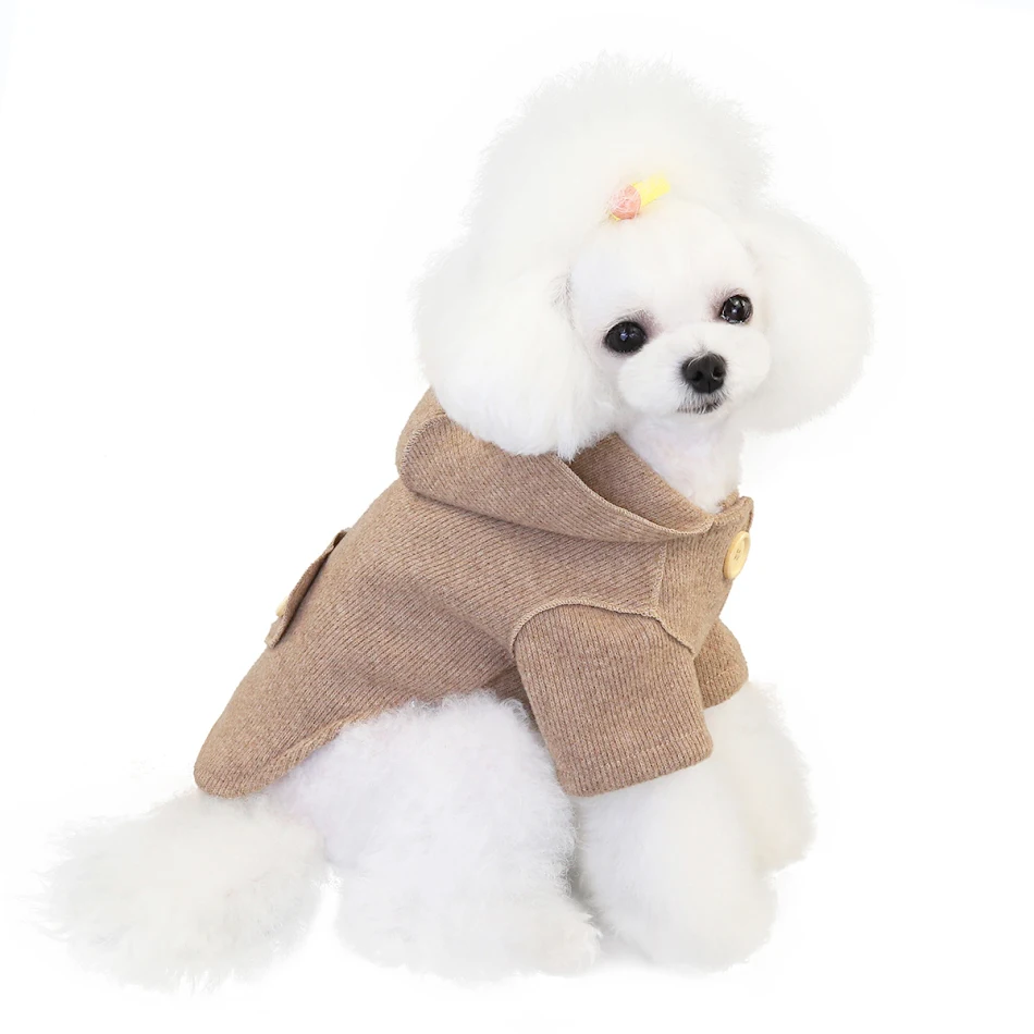 Abrigo de lana para mascotas Cálido y cómodo para perros y gatos Protección contra el frío Ideal para paseos diarios Diseño elegante y funcional