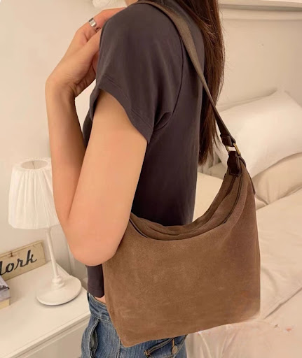 Title 3, American Frosted Suede Single Shoulder Underarm...