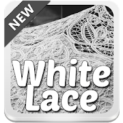 White Lace Keyboard  Icon