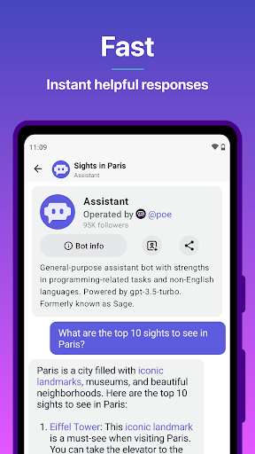 Poe - Fast AI Chat screenshot #0
