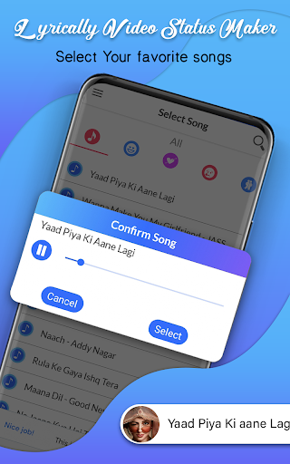 Lyrically Video Status Maker for Instagram