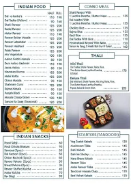 Kanha's menu 2