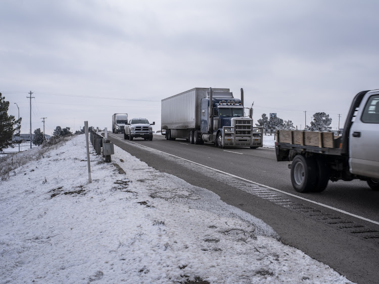 Traffic in Midland, Texas, the US, on February 15 2021. Picture: BLOOMBERG/MATTHEW BUSCH