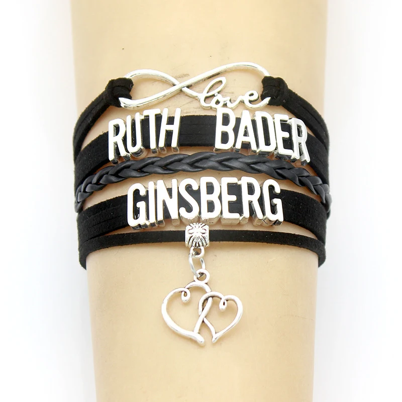 Title 3, Handgeweven US Justice Ginsburg armband, een be...