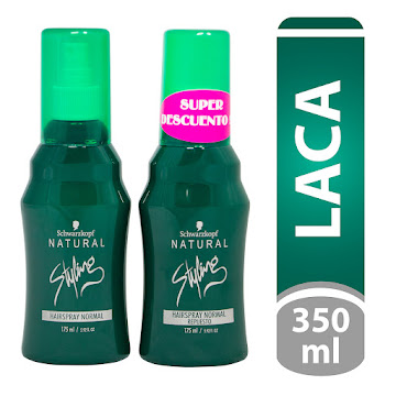 Laca Natural Styling Hairspray Normal x 175 ml + Repuesto Normal x 175 ml  