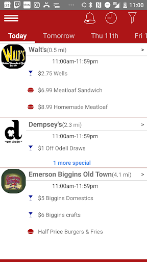 Feest - Food  Drink Specials