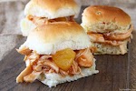 Slow Cooker Pineapple Chicken Sliders was pinched from <a href="http://southernbite.com/slow-cooker-pineapple-chicken-sliders/" target="_blank">southernbite.com.</a>