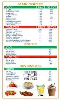 BM Fast Food Network menu 3