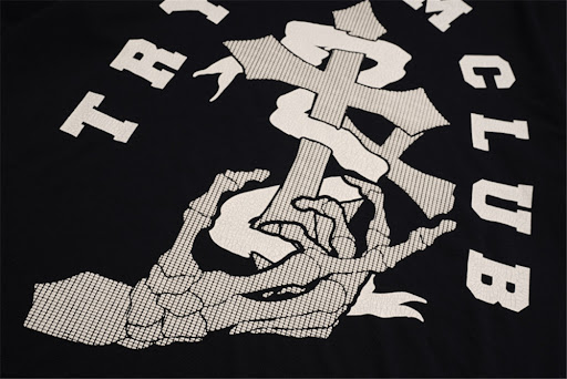 Title 7, Cross Printed Short-sleeved T-shirt for Men. Co...