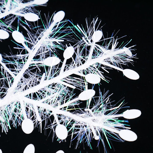 Title 12, Décorations de Noël Flocons de Neige en Plastiq...