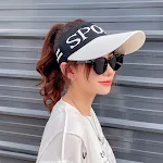 Extended brim black