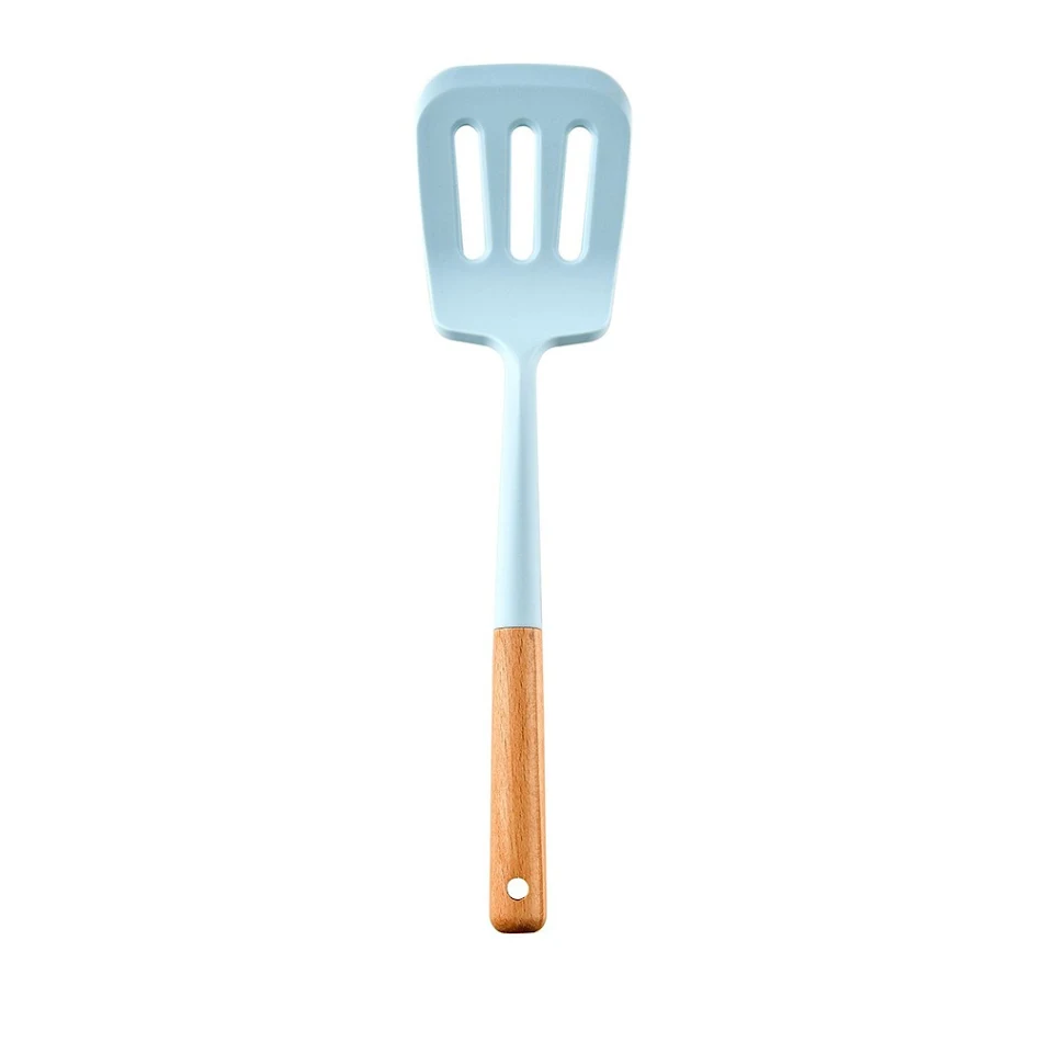 Juego de utensilios de cocina antiadherentes de silicona para el hogar, perfecto para cocinar sin esfuerzo y limpiar fácilmente, disfruta cocinando.