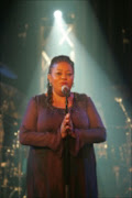 SA great:
       Sibongile Khumalo captivates the audience with her performance celebrating King Shaka. Picture Credit. Veli Nhlapo. 25/09/07. © Sowetan.